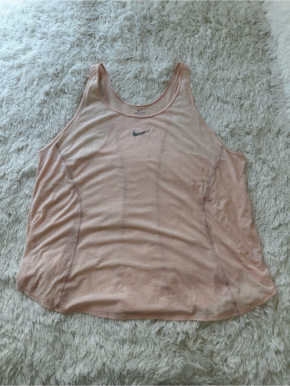 NIKE Dri-FIT Pink Racerback Tank Top Loose Fit Workout Gym Women’s Plus Size 2X